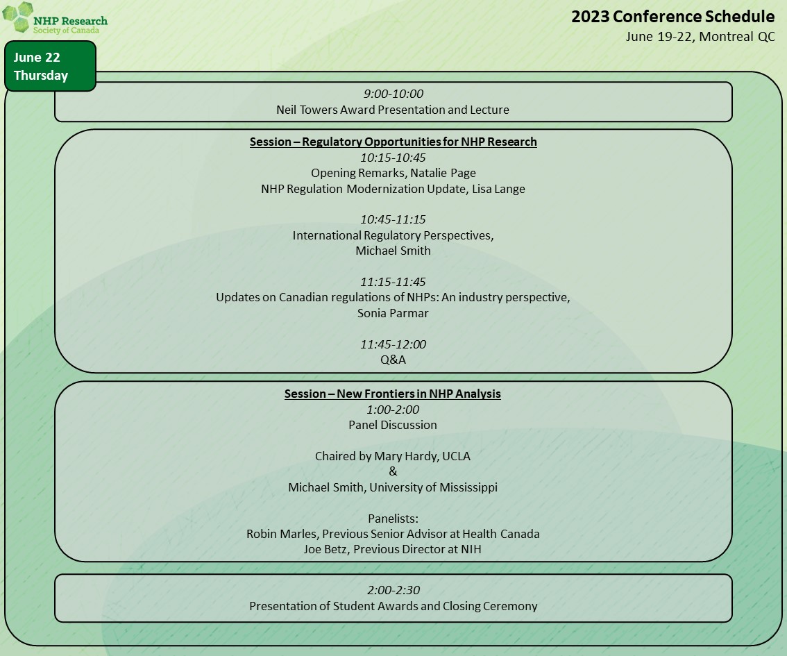 Conference Schedule Day 4 Conference Schedule Day 4