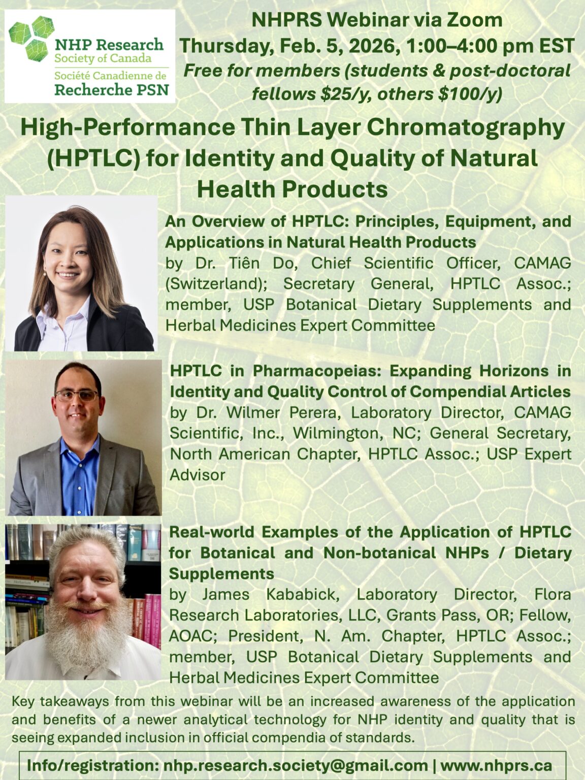NHPRS HPTLC Webinar